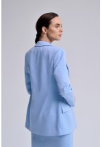 Голубой деловой пиджак