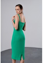Зелена сукня-футляр