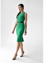 Зелена елегантна сукня по фігурі