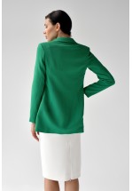 Зеленый классический пиджак