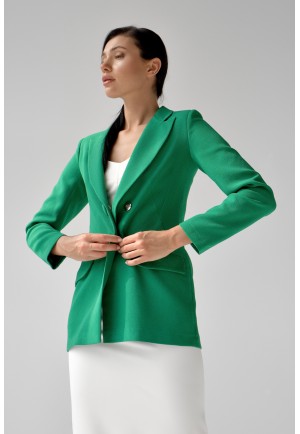 Зеленый класический пиджак