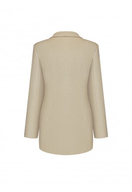 Класичний бежевий жакет