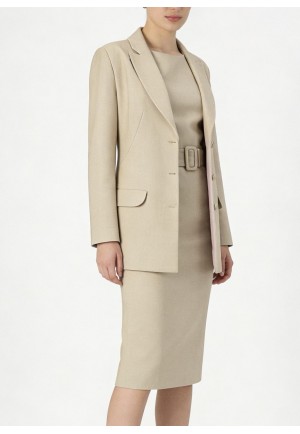 Класичний бежевий жакет