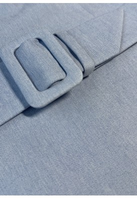 Блакитна сукня міді 