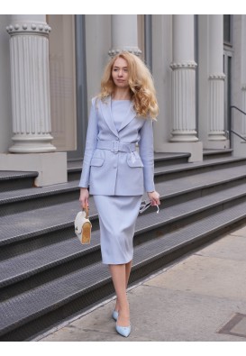 Класичний блакитний жакет