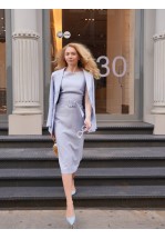 Класичний блакитний жакет