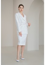 Элегантная белая юбка