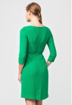 Ярко-зеленое платье