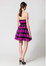 Коктейльна сукня міні в кольорі фуксія