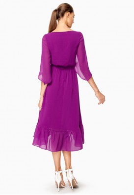 Платье миди ультрафиолет