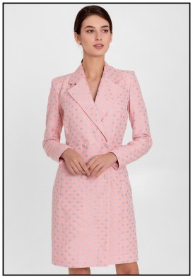 Сукня-жакет у ніжно-рожевому кольорі